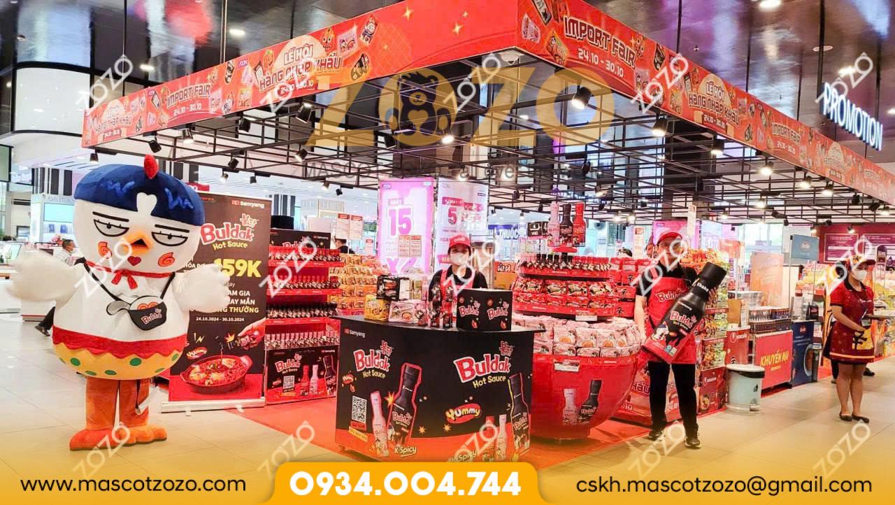 MASCOT MÌ GÀ CAY SAMYANG - Ảnh 5