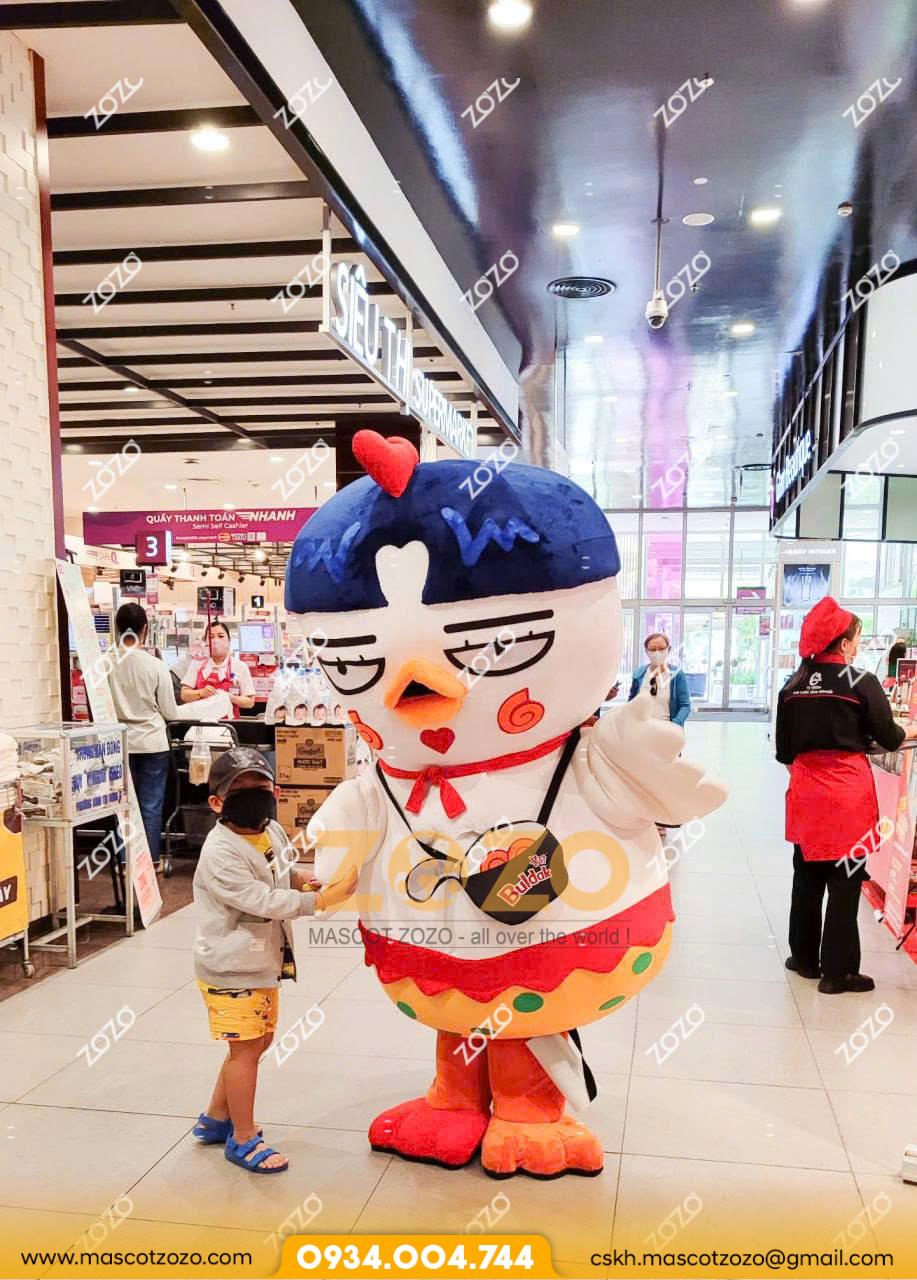 MASCOT MÌ GÀ CAY SAMYANG - Ảnh 6