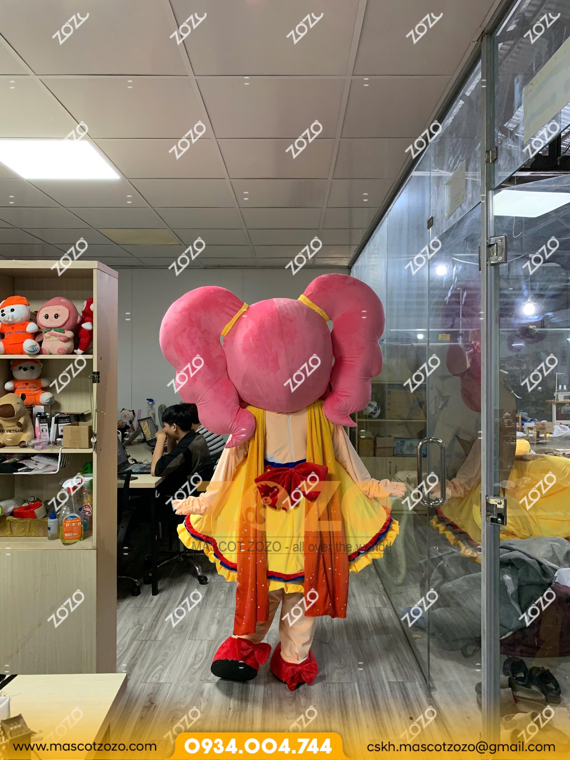MASCOT CÔ BÉ TÓC HỒNG - Ảnh 4
