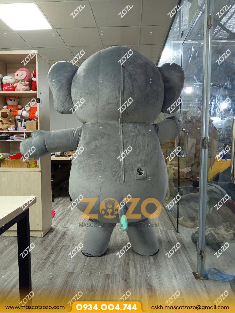 MASCOT HƠI VOI XÁM - Ảnh 4