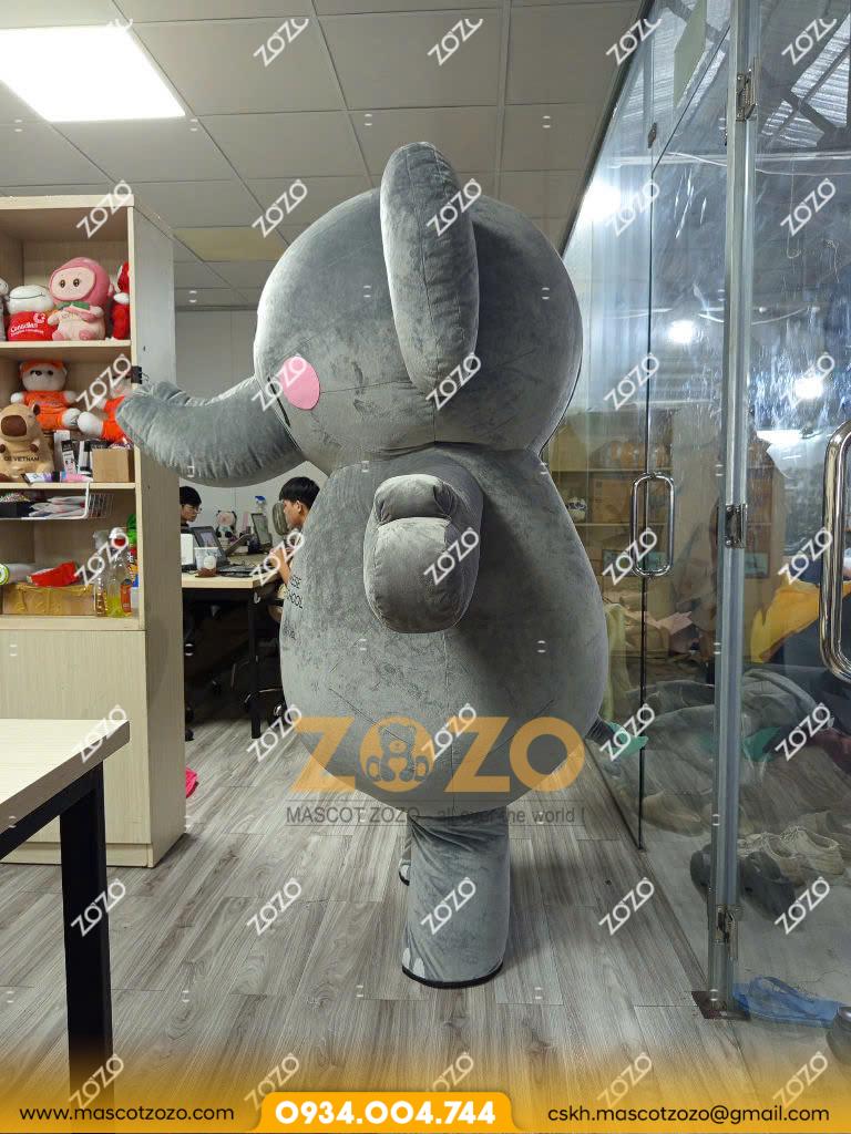 MASCOT HƠI VOI XÁM - Ảnh 3