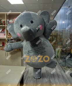 MASCOT HƠI VOI XÁM
