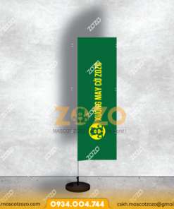 Cờ Phướn Chữ Nhật In Logo theo yêu cầu
