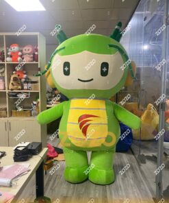 MASCOT HƠI RỒNG XANH TEBBI