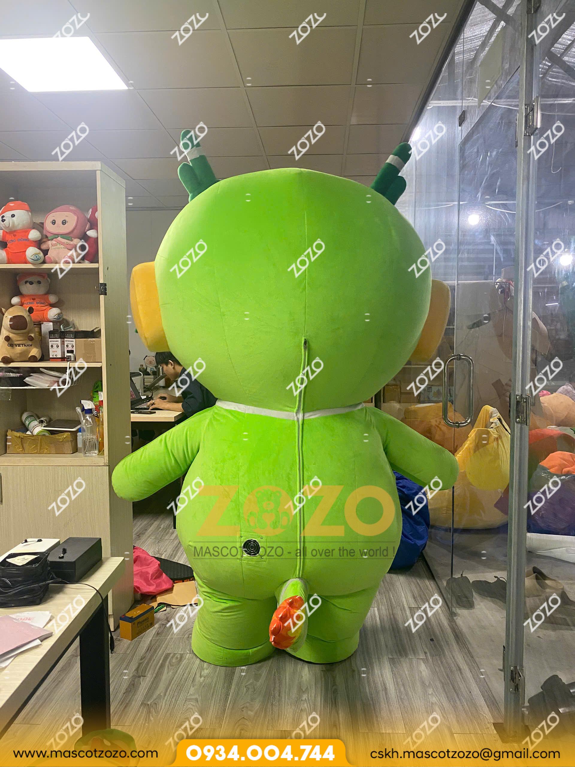 MASCOT HƠI RỒNG XANH TEBBI - Ảnh 3