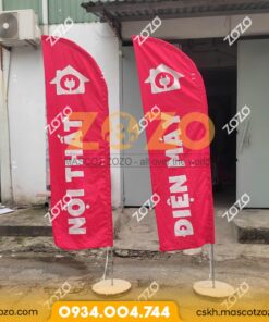 CỜ PHƯỚN CÁNH BƯỜM CỬA HÀNG ĐIỆN MÁY NỘI THẤT