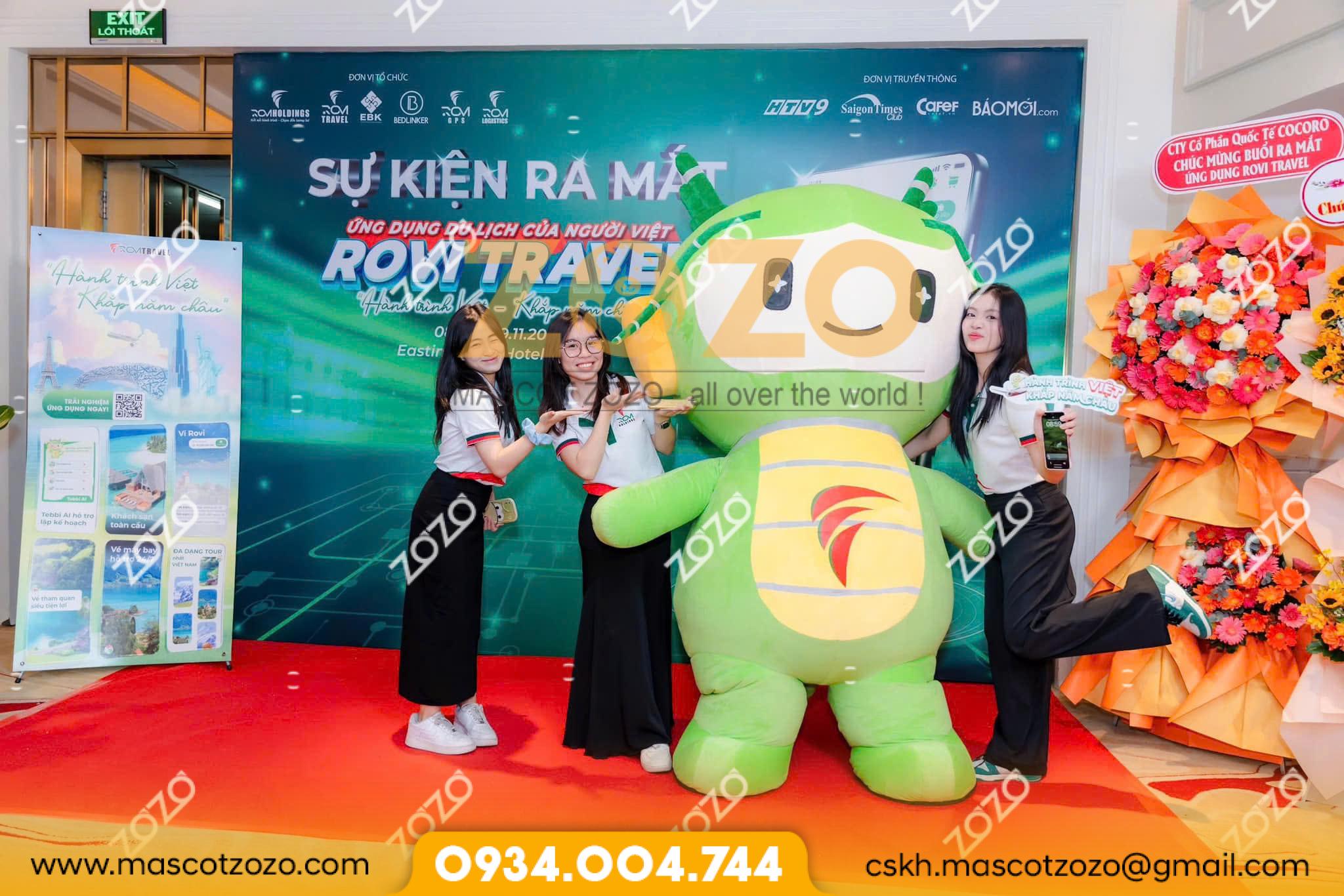 MASCOT HƠI RỒNG XANH TEBBI - Ảnh 5