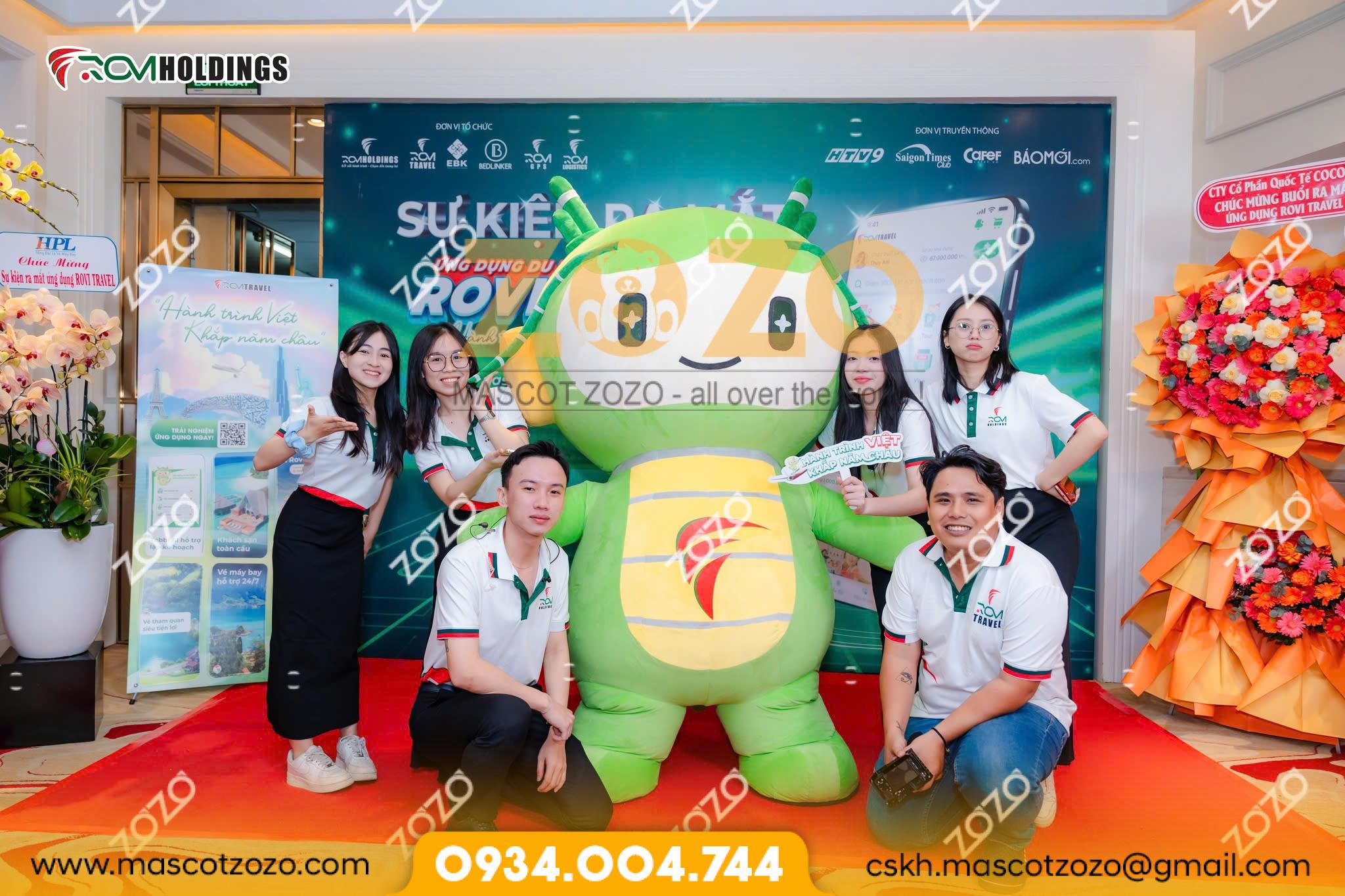 MASCOT HƠI RỒNG XANH TEBBI - Ảnh 4