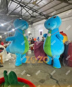 Alternative view of MASCOT HƠI KHỦNG LONG XANH
