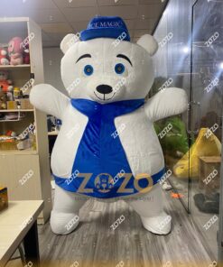 MASCOT HƠI GẤU TRẮNG