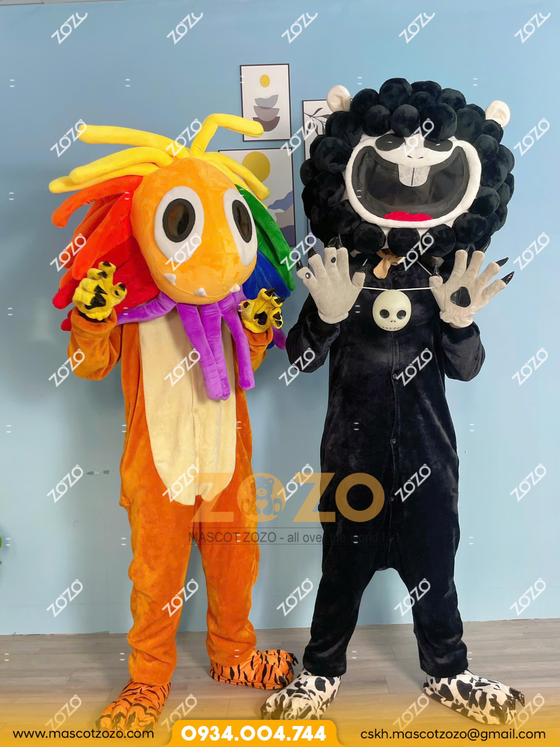MASCOT CỪU ĐEN VÀ YARNABY