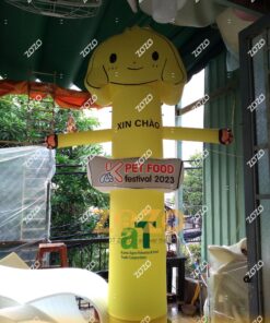 RỐI HƠI VẪY TAY PETFOOD HÌNH CHÓ MÈO