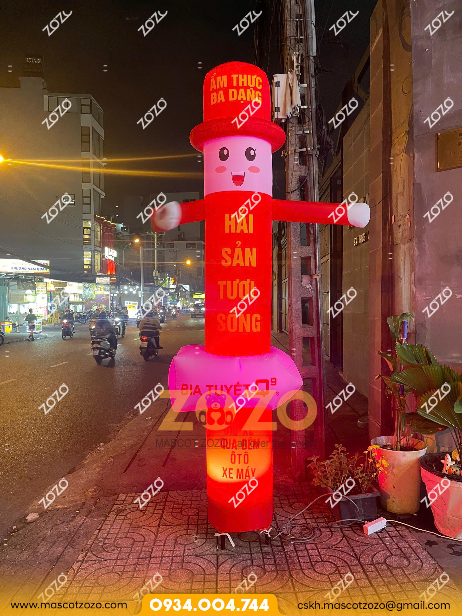 RỐI HƠI VẪY TAY BIA TUYẾT Q9