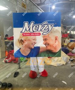 Alternative view of MASCOT HỘP TẢ GIẤY NGƯỜI LỚN HONEY và MERZY