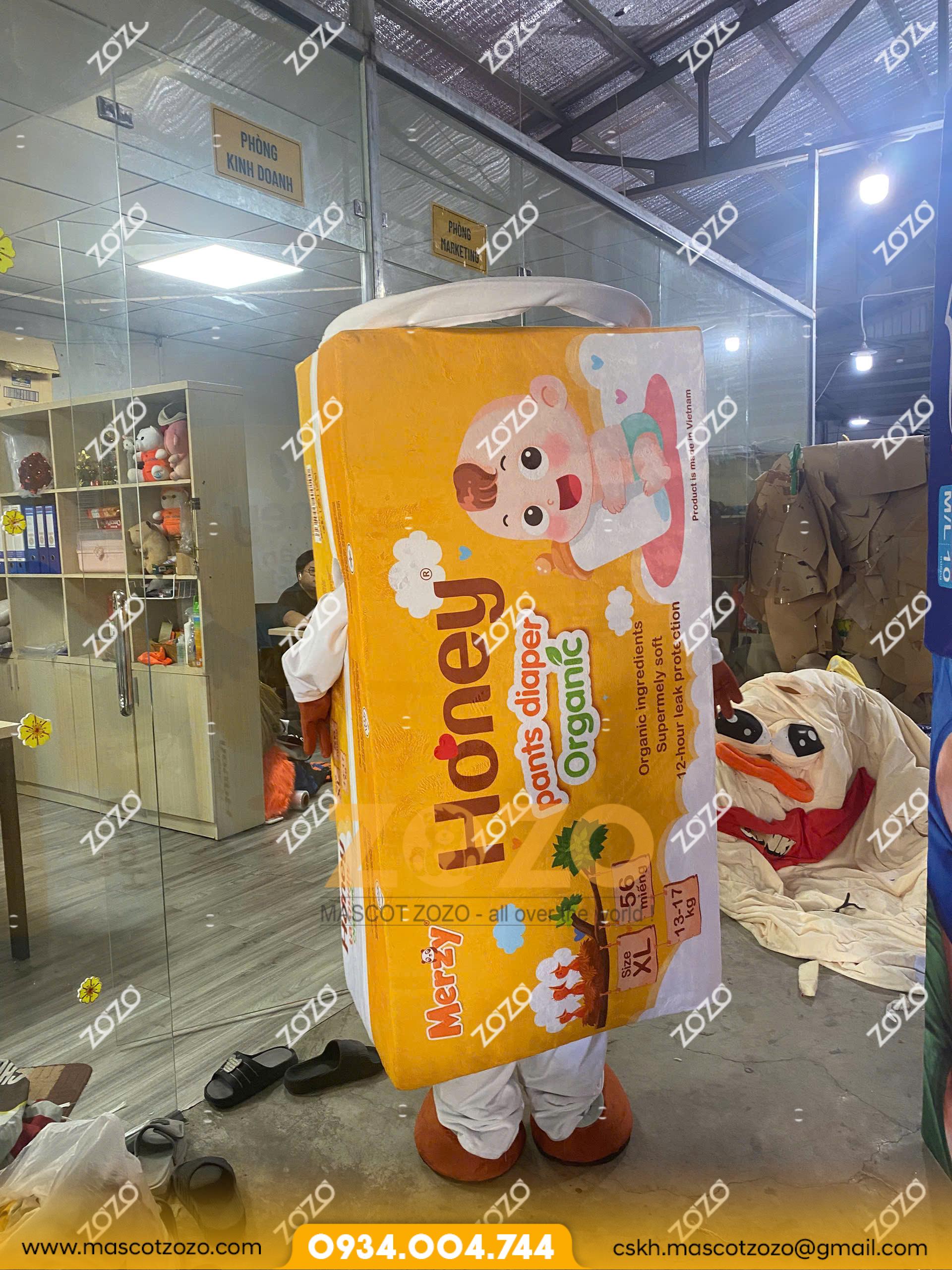 MASCOT HỘP TẢ BỈM HONEY - Ảnh 2