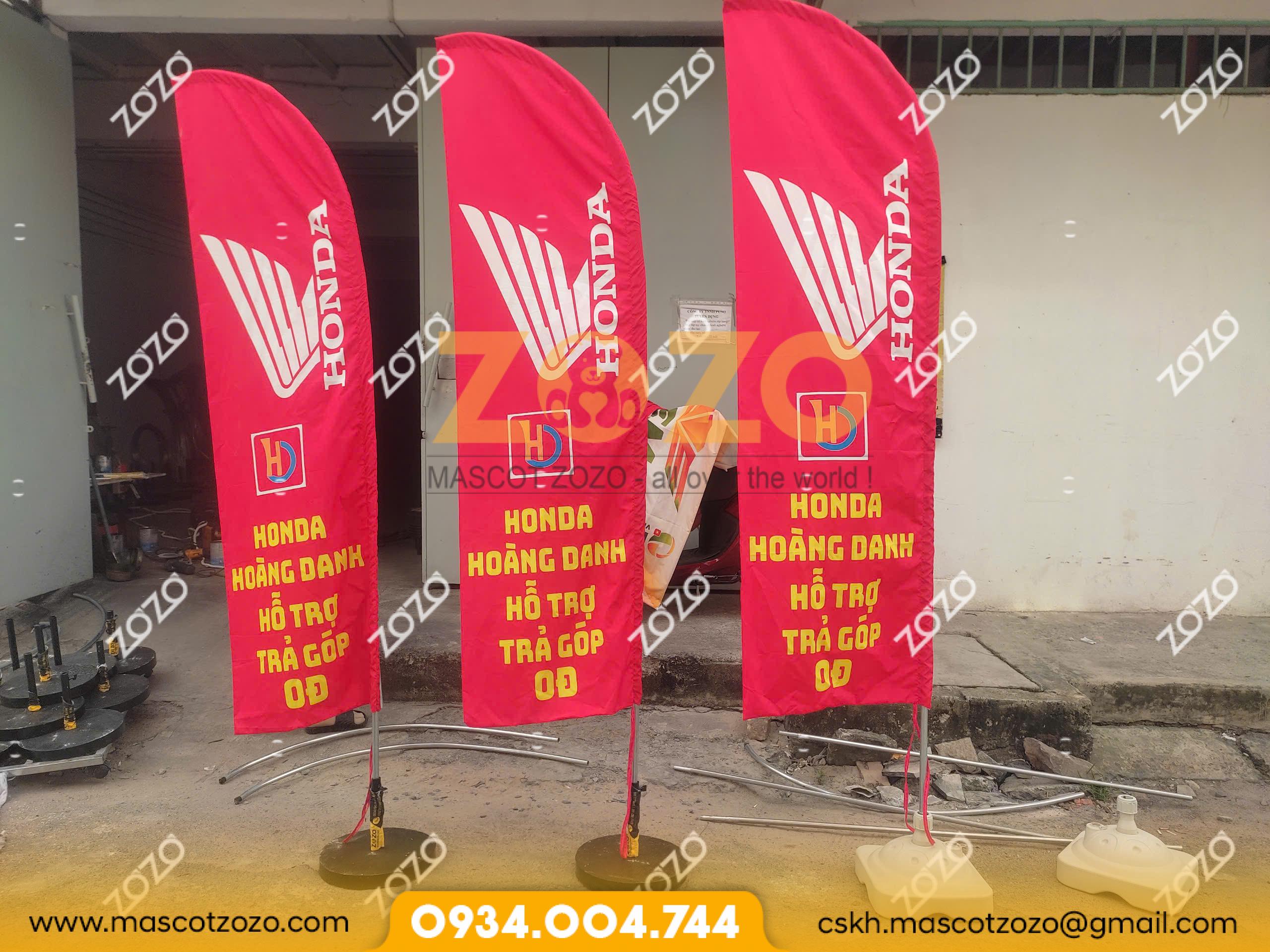 CỜ PHƯỚN CỬA HÀNG XE MÁY HONDA - Ảnh 2
