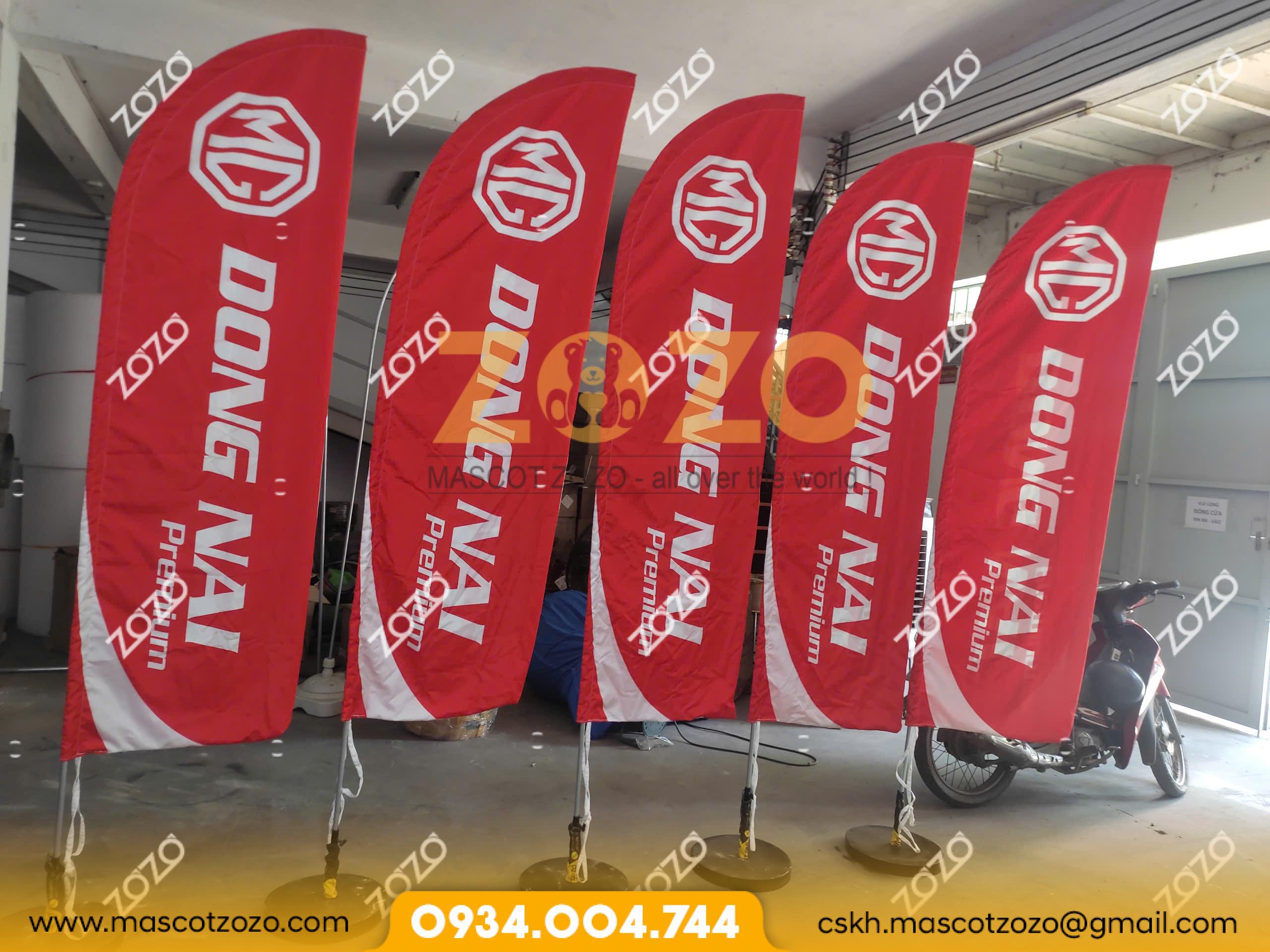 CỜ PHƯỚN CÁNH BUỒM SHOWROOM XE MG - Ảnh 2