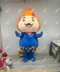 MASCOT BÁNH PIZZA BỐ GIÀ