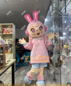 Alternative view of MASCOT CÔ BÉ ÁO HỒNG