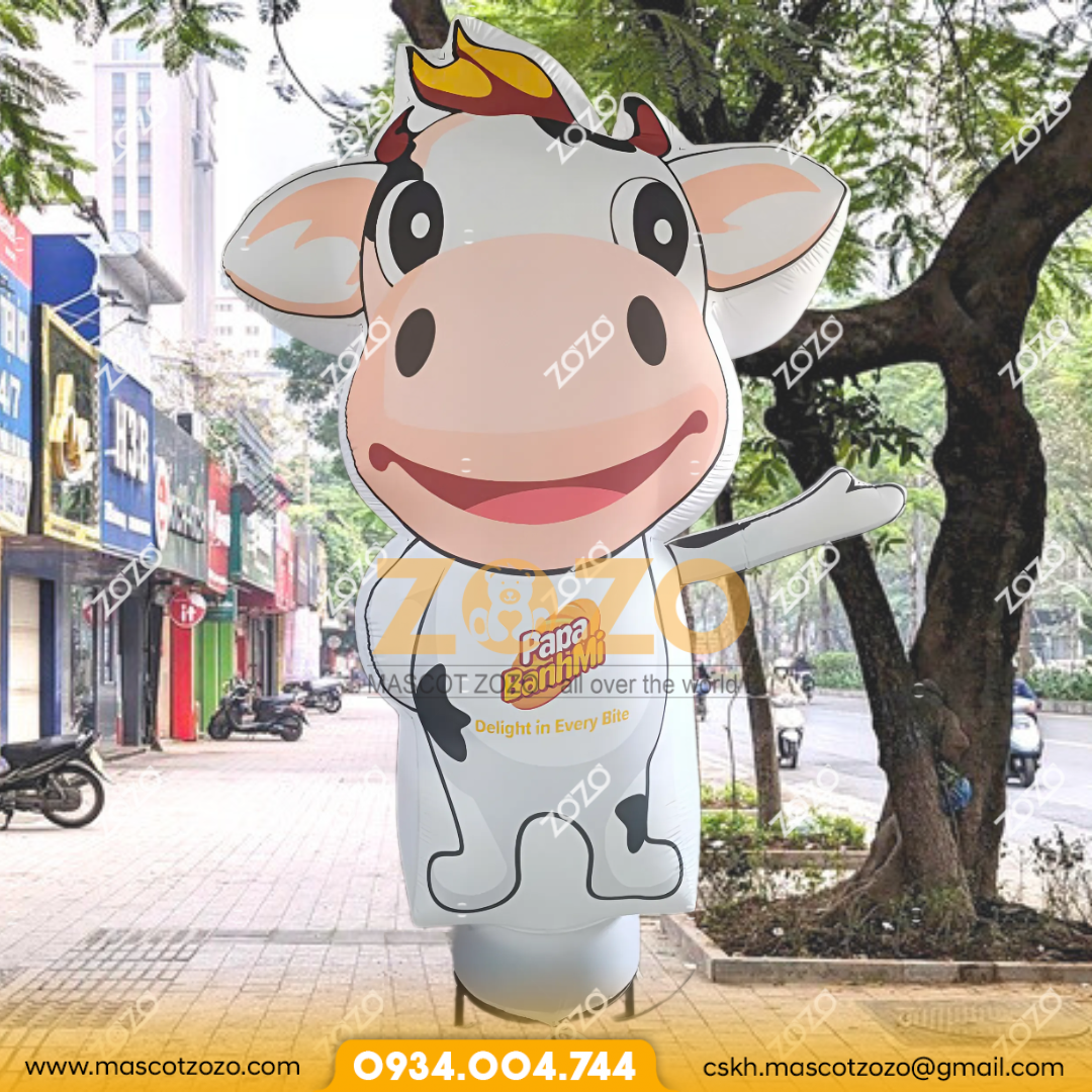 RỐI HƠI VẪY TAY BÒ SỮA PAPA BÁNH MÌ