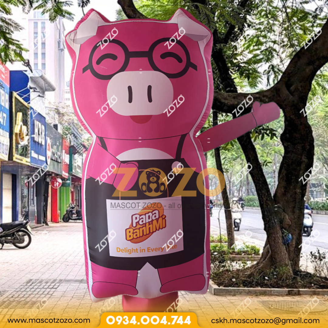 RỐI HƠI VẪY TAY HEO HỒNG BÁNH MÌ PAPA