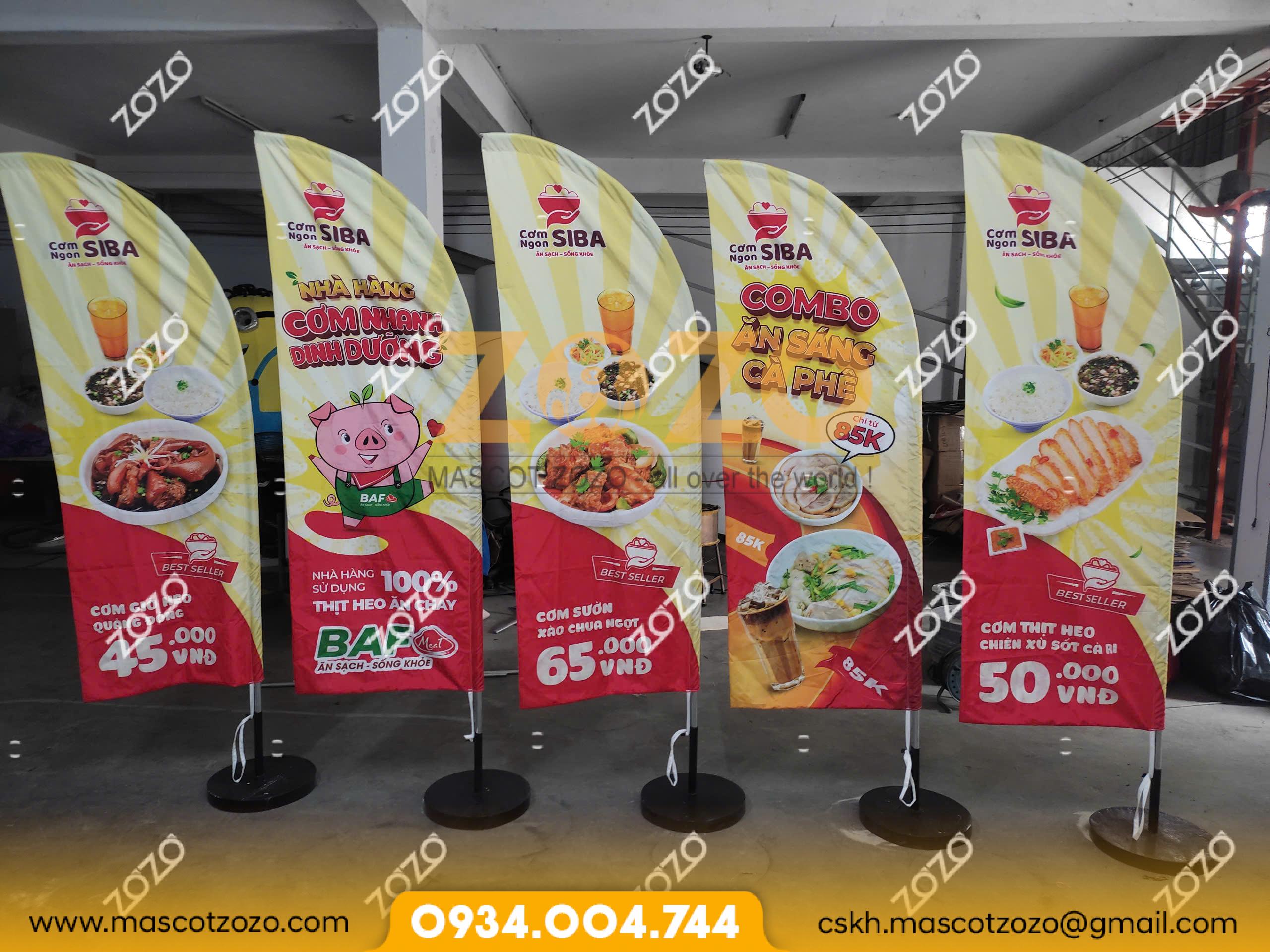 CỜ PHƯỚN CÁNH BUỒM ĂN VẶT SIBA