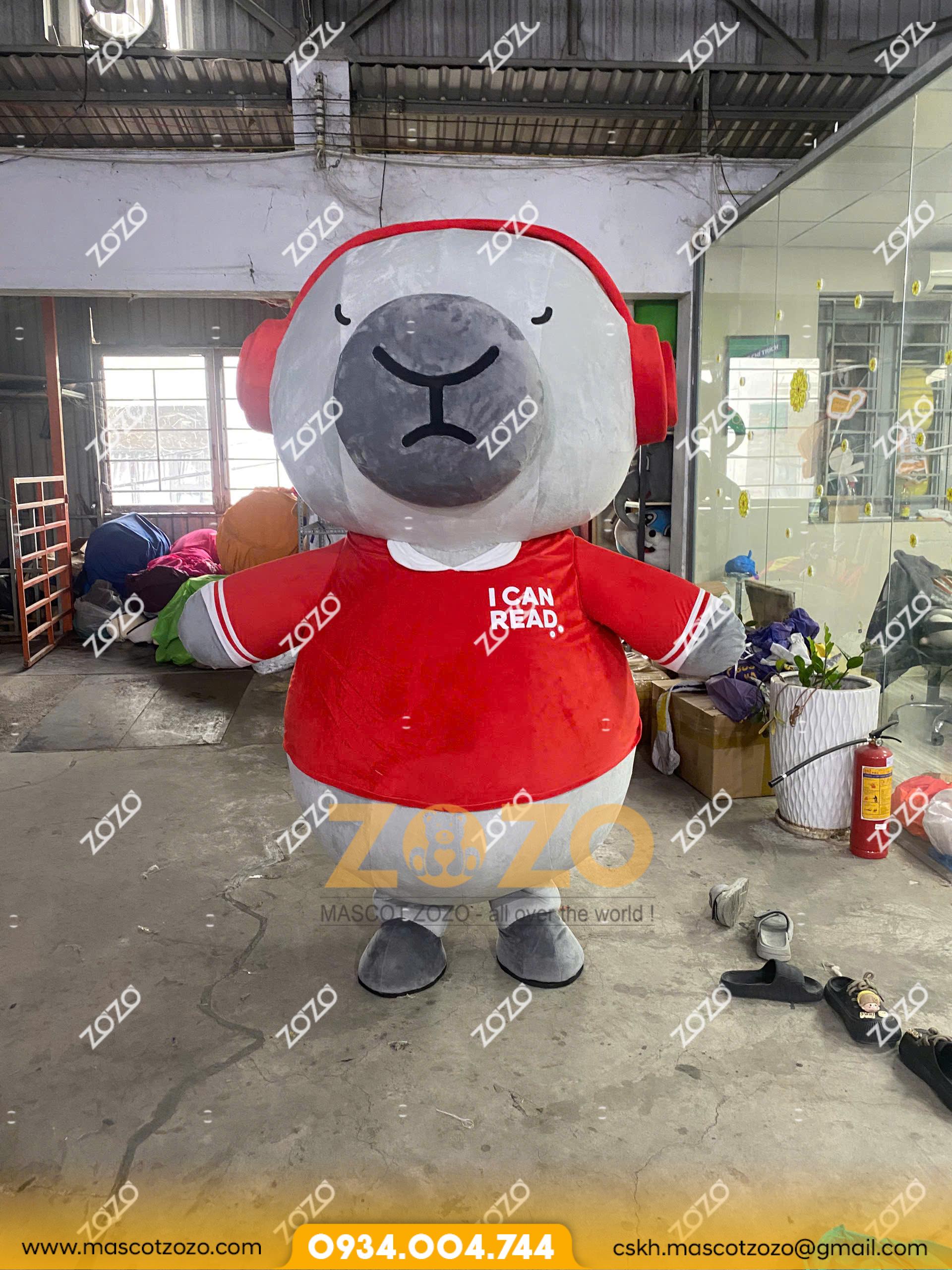 MASCOT CAPYBARA NGOẠI NGỮ I CAN READ - Ảnh 2