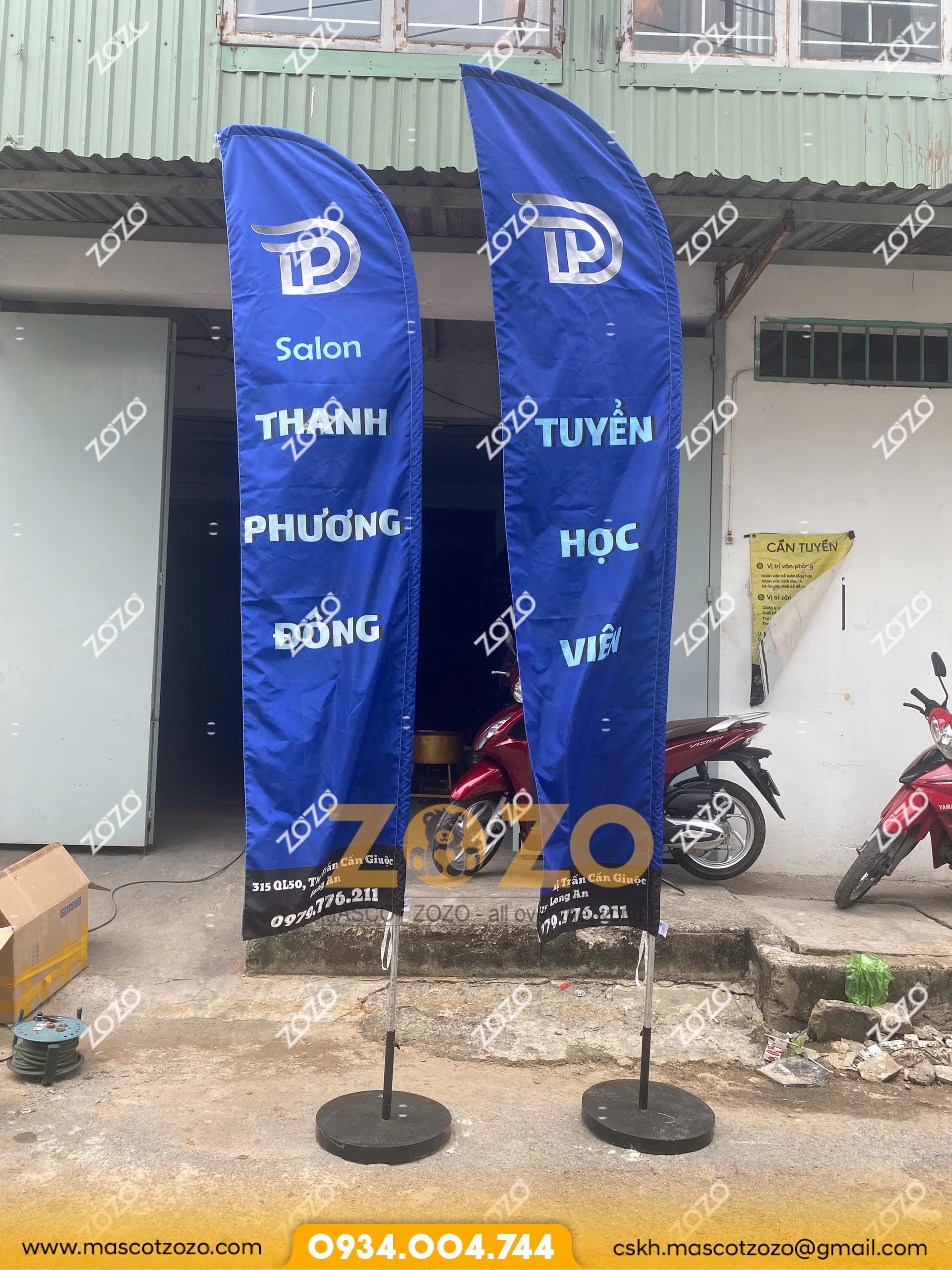 CỜ PHƯỚN CÁNH BUỒM SALON TÓC