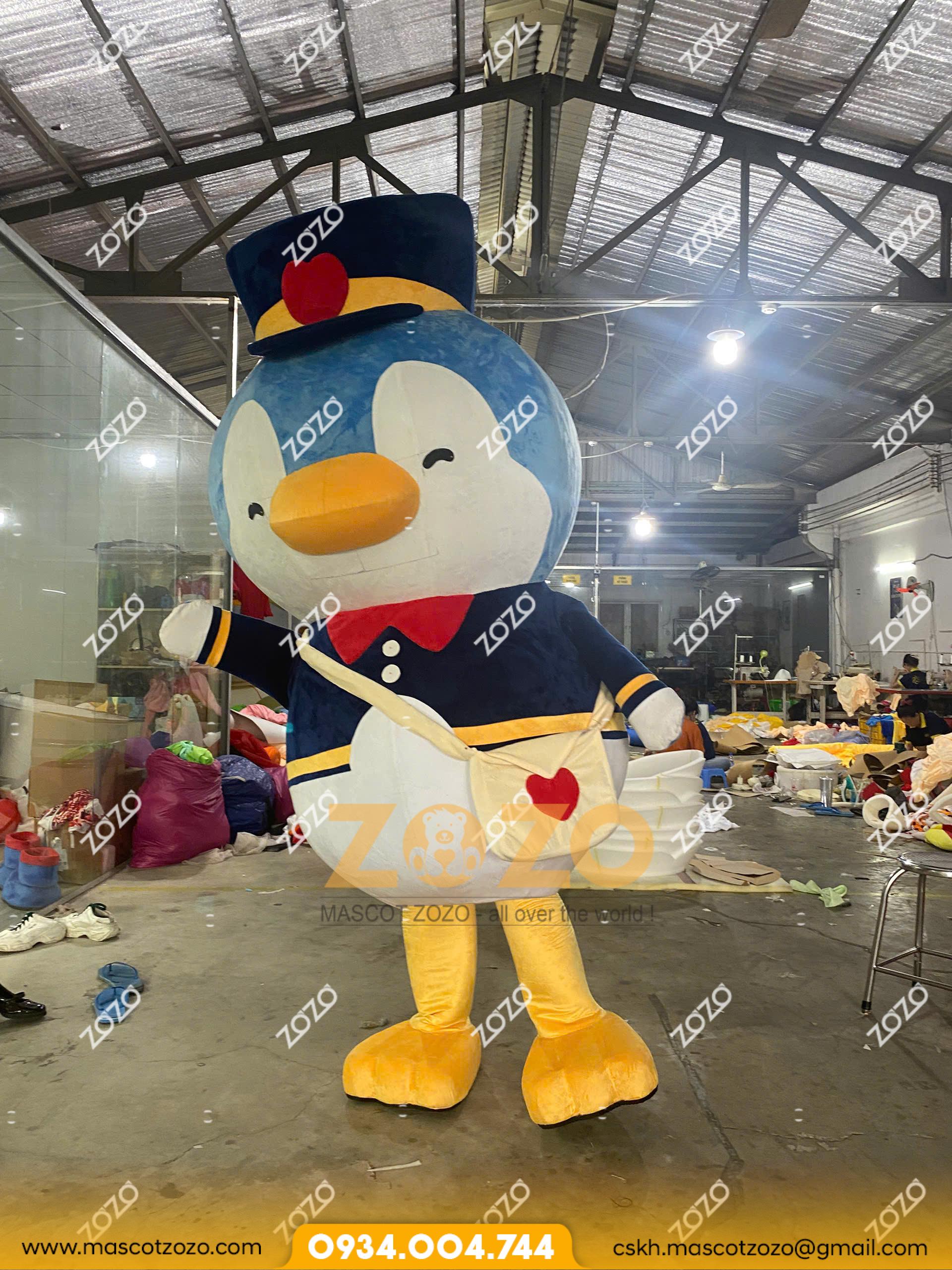 MASCOT CHIM CÁNH CỤT - Ảnh 2