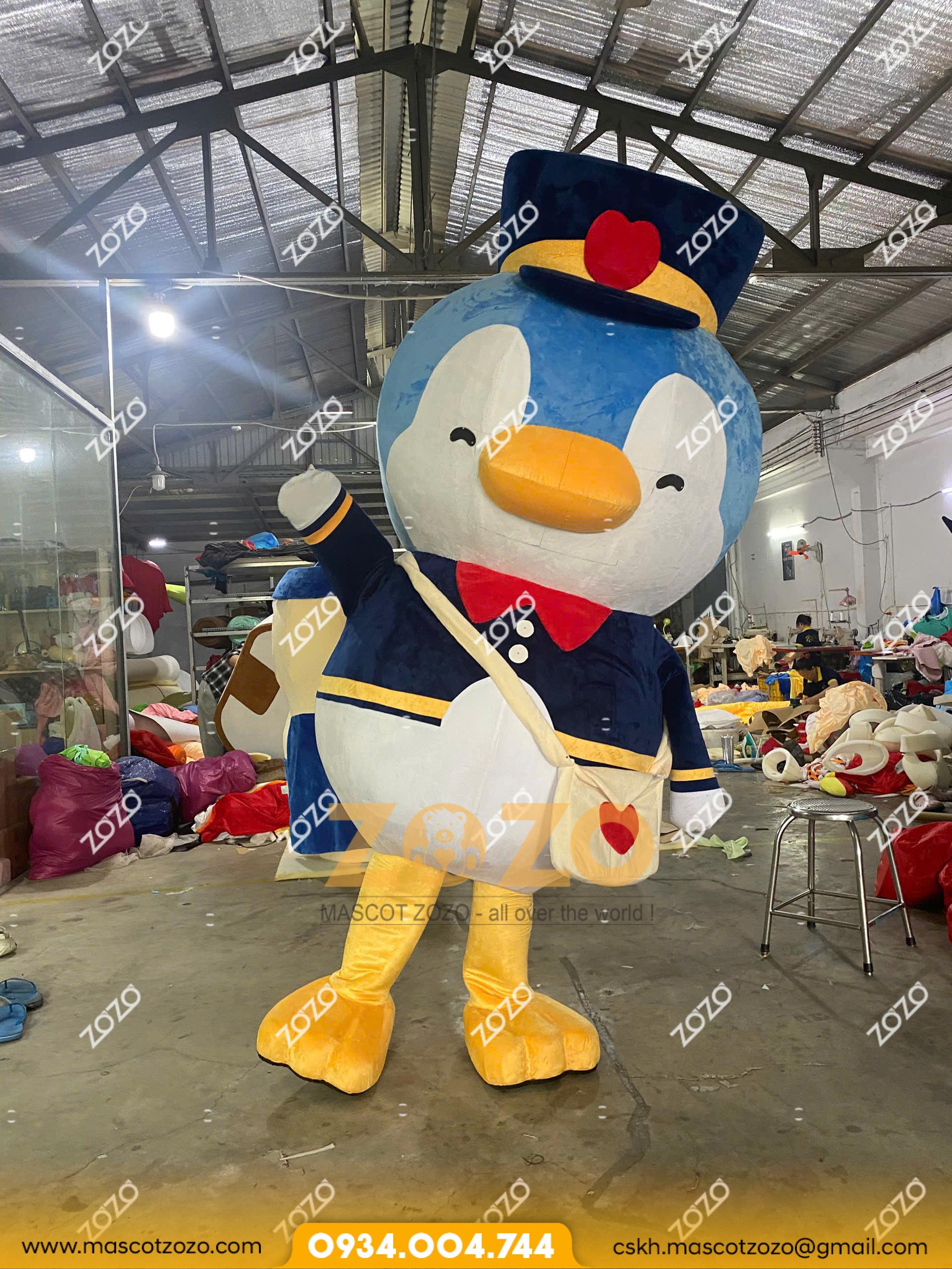 MASCOT CHIM CÁNH CỤT - Ảnh 3