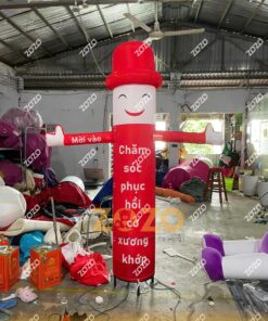 RỐI HƠI ỐNG ĐỎ VẪY TAY