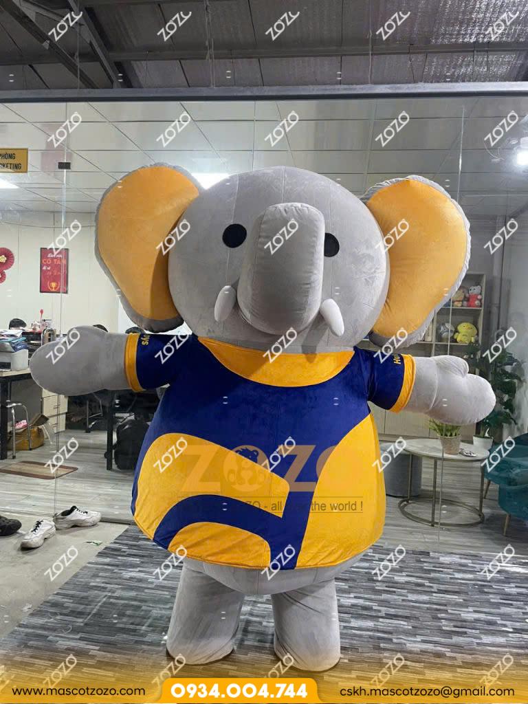 MASCOT VOI HƠI XÁM