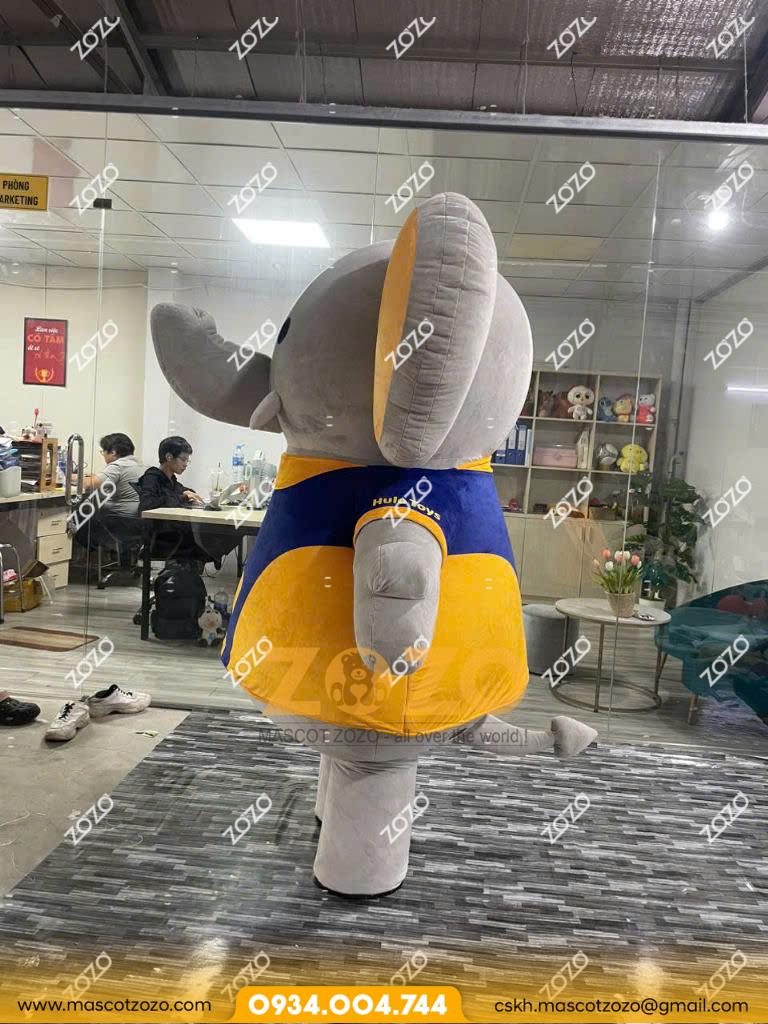 MASCOT VOI HƠI XÁM - Ảnh 4