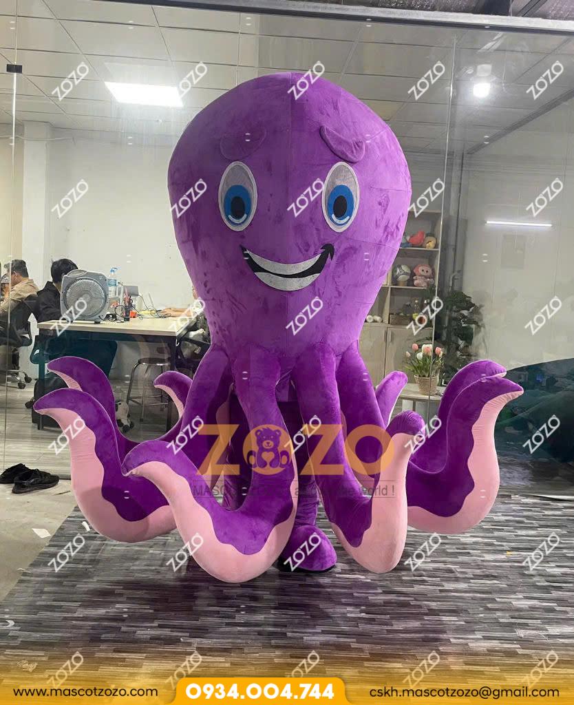 MASCOT BẠCH TUỘC TÍM