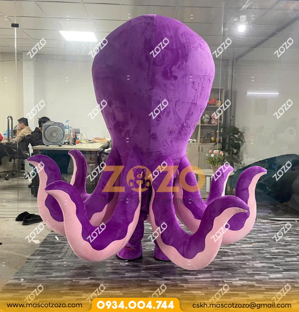 MASCOT BẠCH TUỘC TÍM - Ảnh 4
