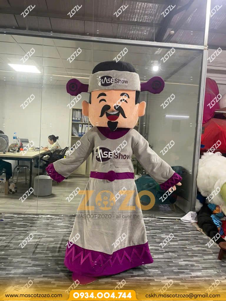 MASCOT THẦN TÀI TÍM