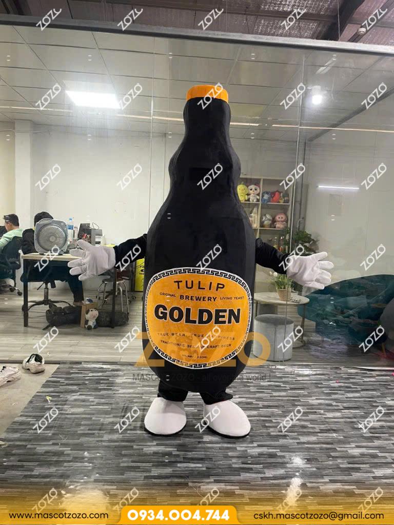 MASCOT CHAI BIA GOLDEN - Ảnh 2