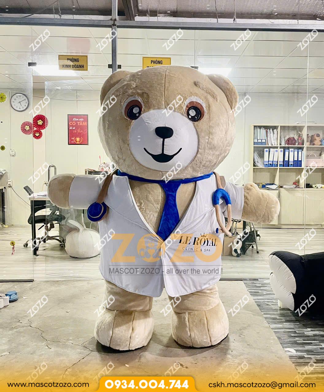 MASCOT GẤU LE ROYAL - Ảnh 5
