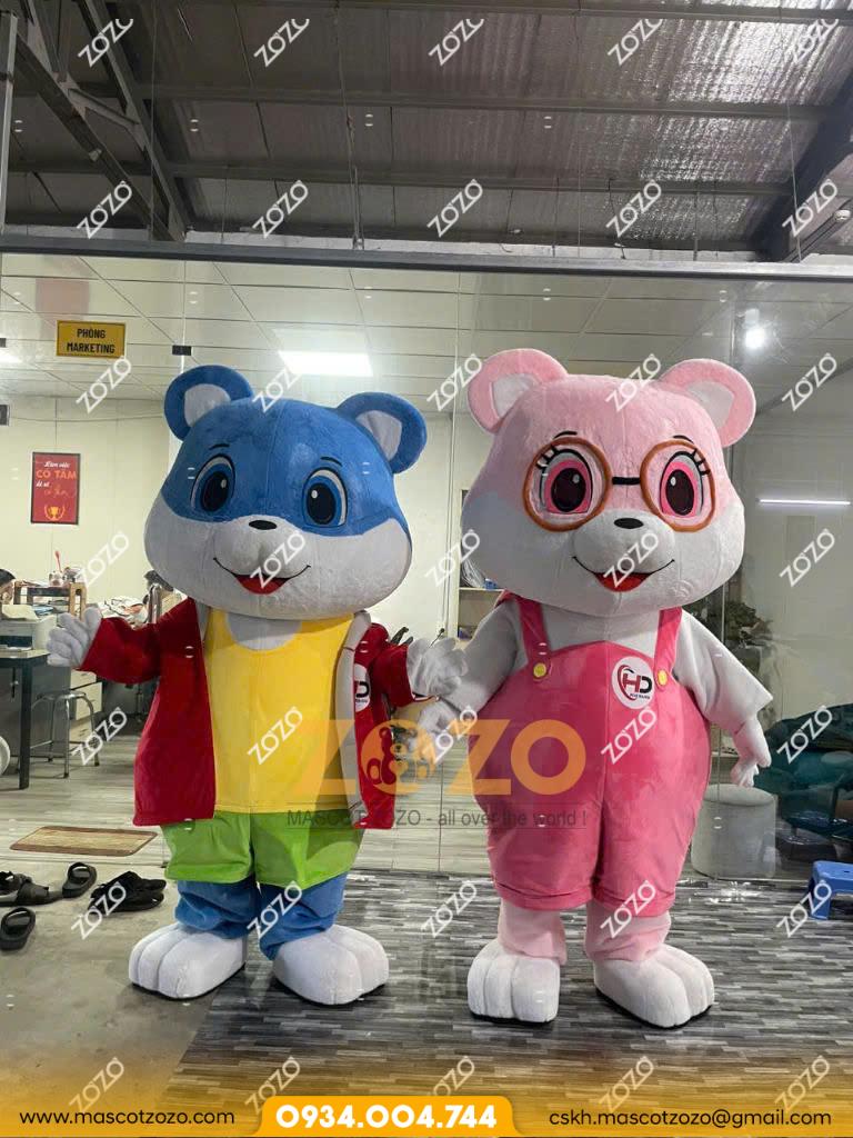 MASCOT HAI BÉ CHUỘT