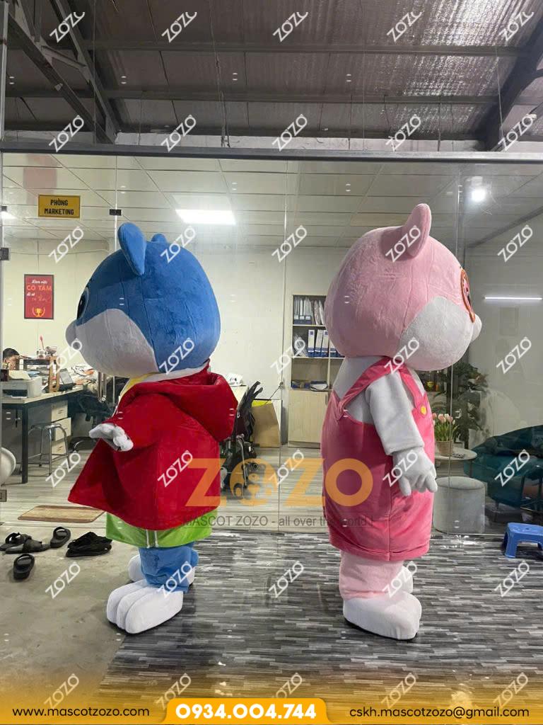 MASCOT HAI BÉ CHUỘT - Ảnh 4