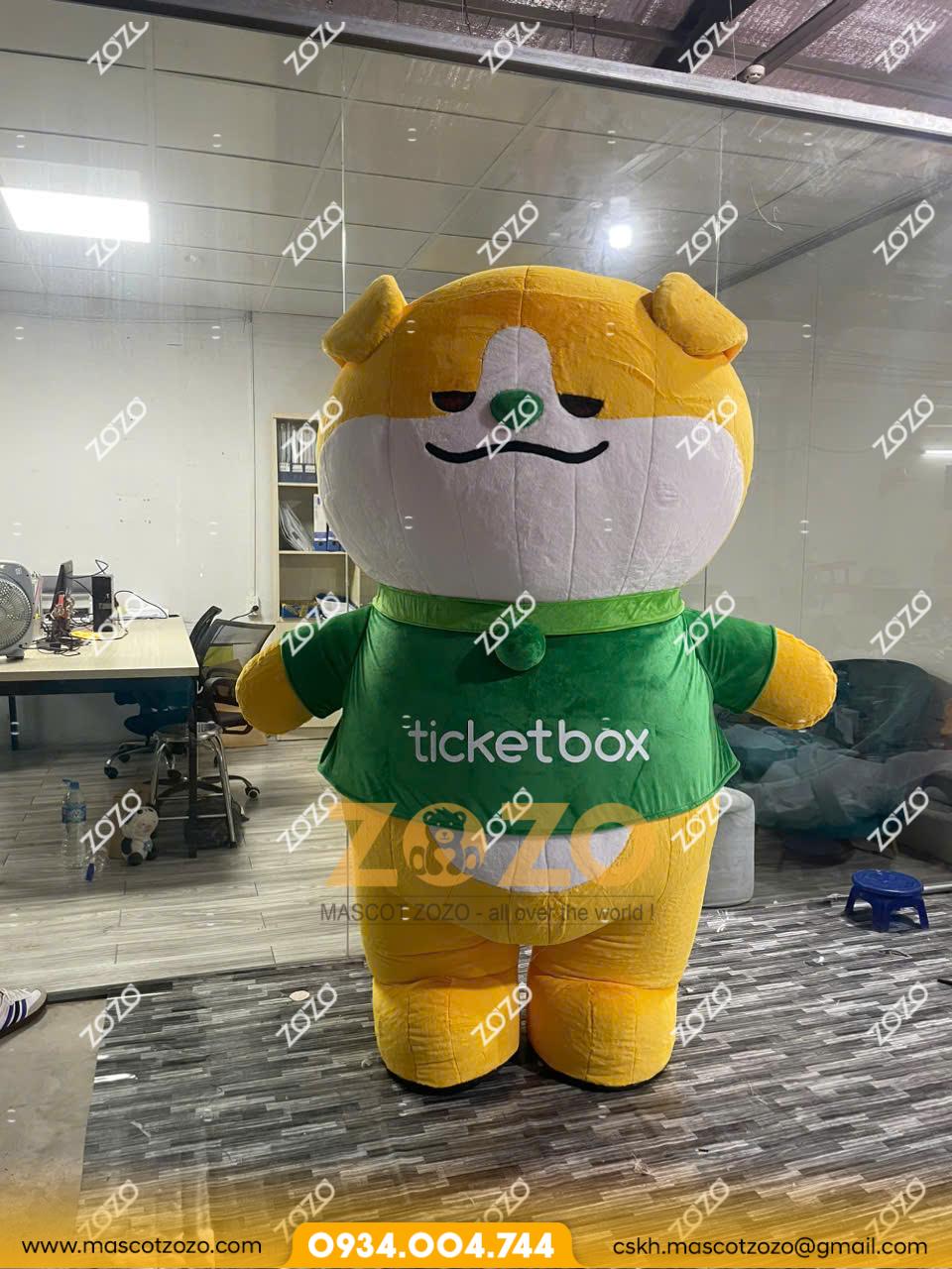 MASCOT BÉ CÚN VÀNG