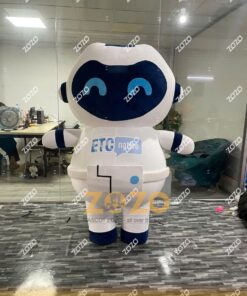 MASCOT ROBOT TRẮNG ETC