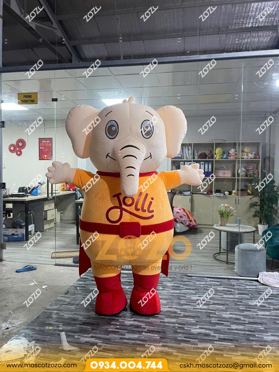 MASCOT HƠI VOI JOLLI