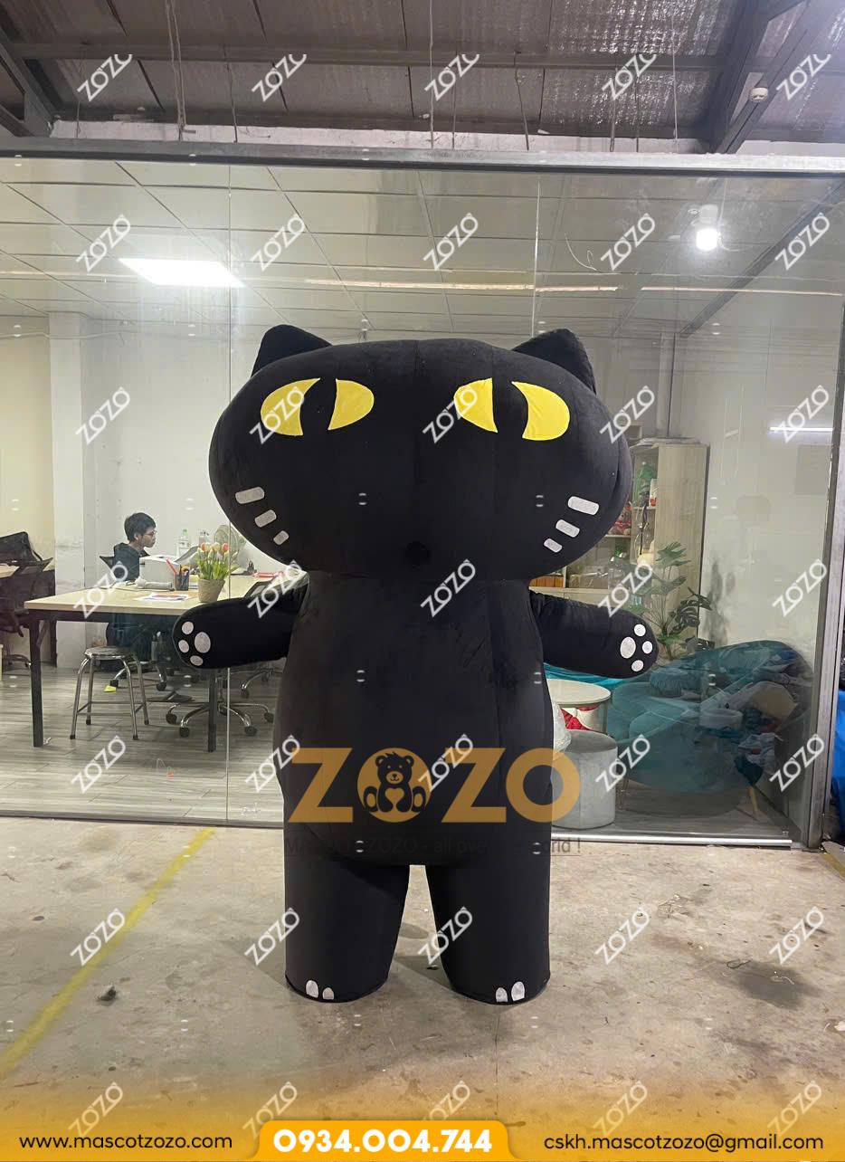 MASCOT HƠI MÈO ĐEN - Ảnh 3