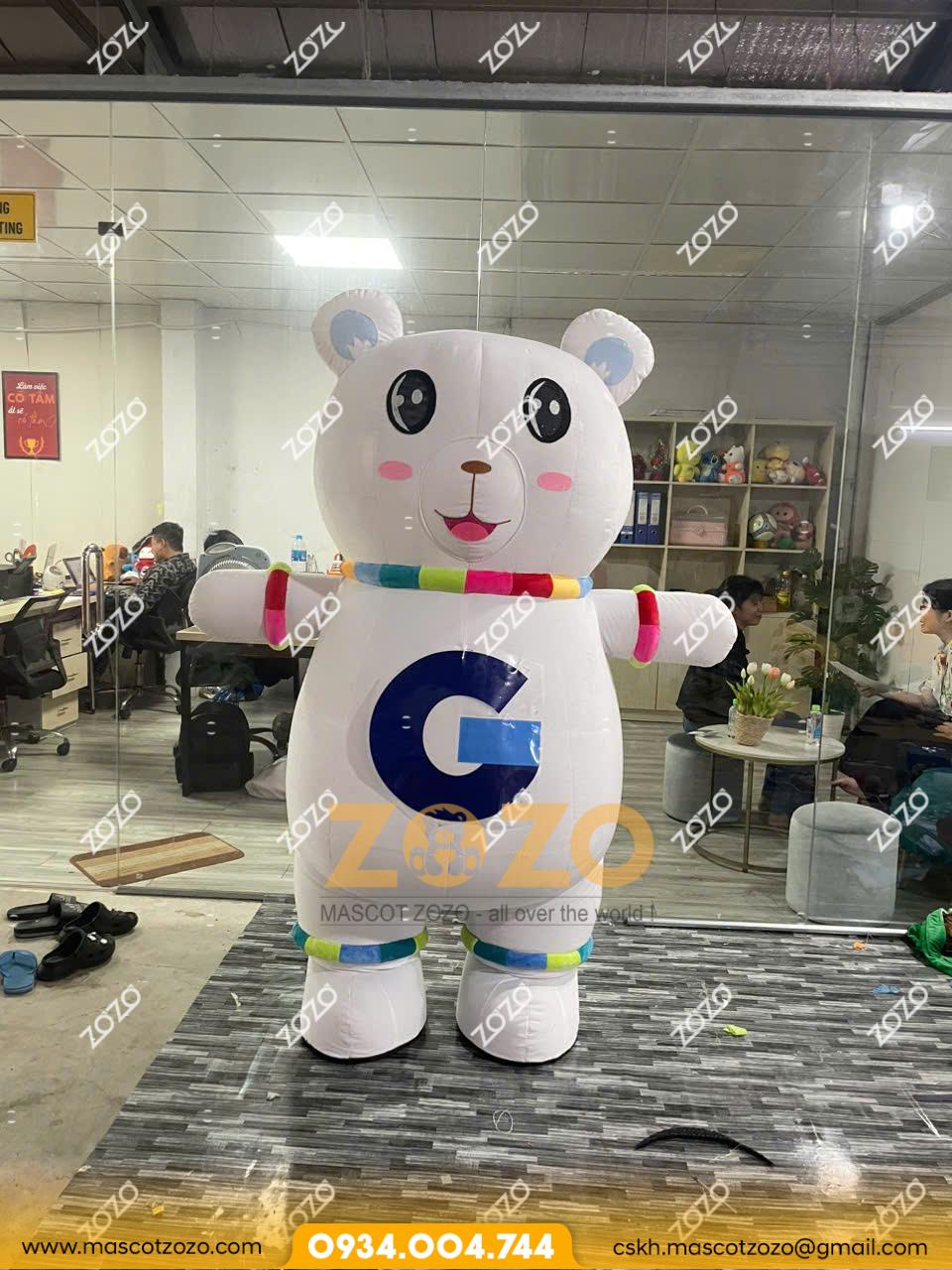 MASCOT GẤU HƠI GALAXY