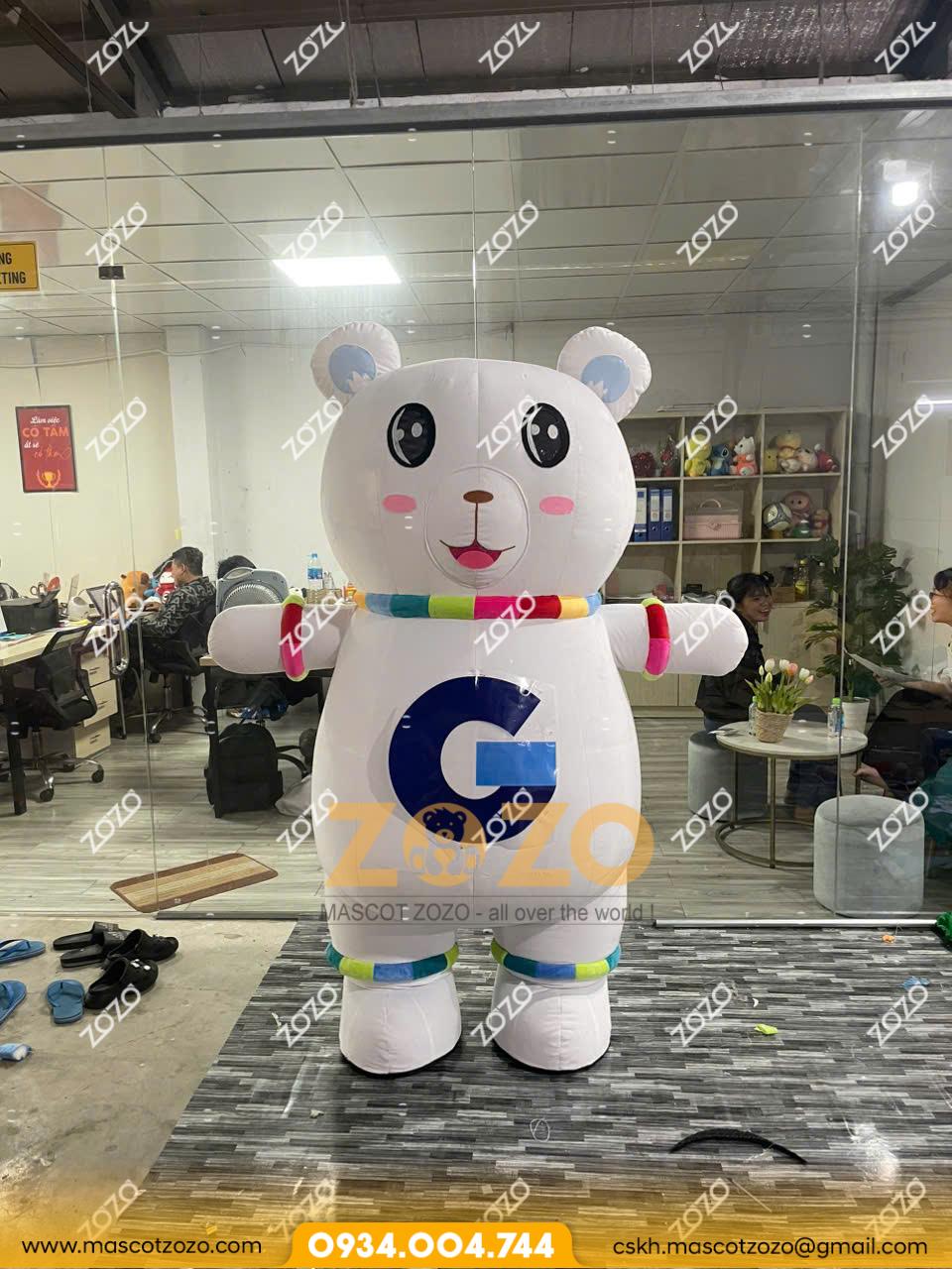 MASCOT GẤU HƠI GALAXY