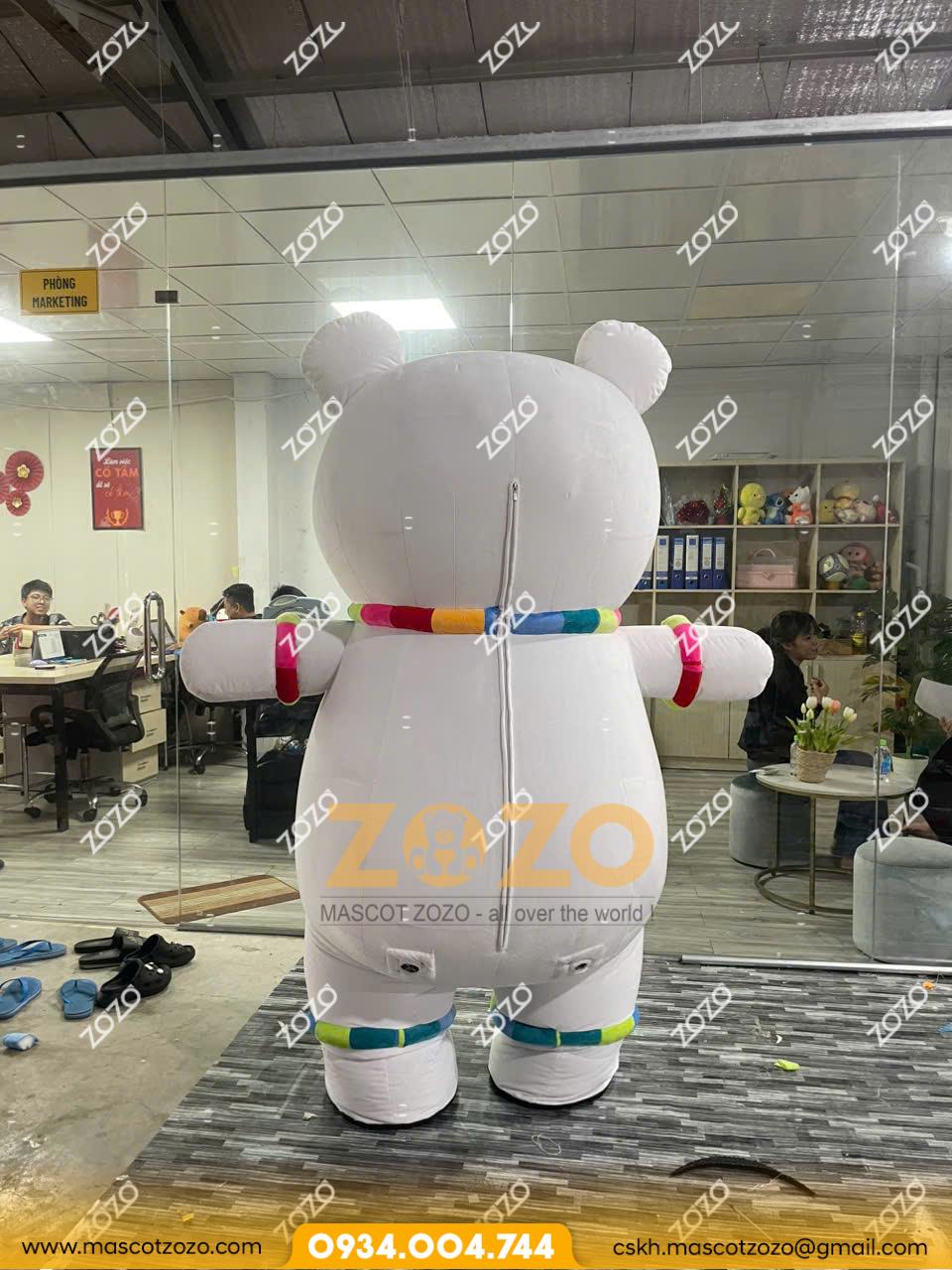 MASCOT GẤU HƠI GALAXY - Ảnh 4