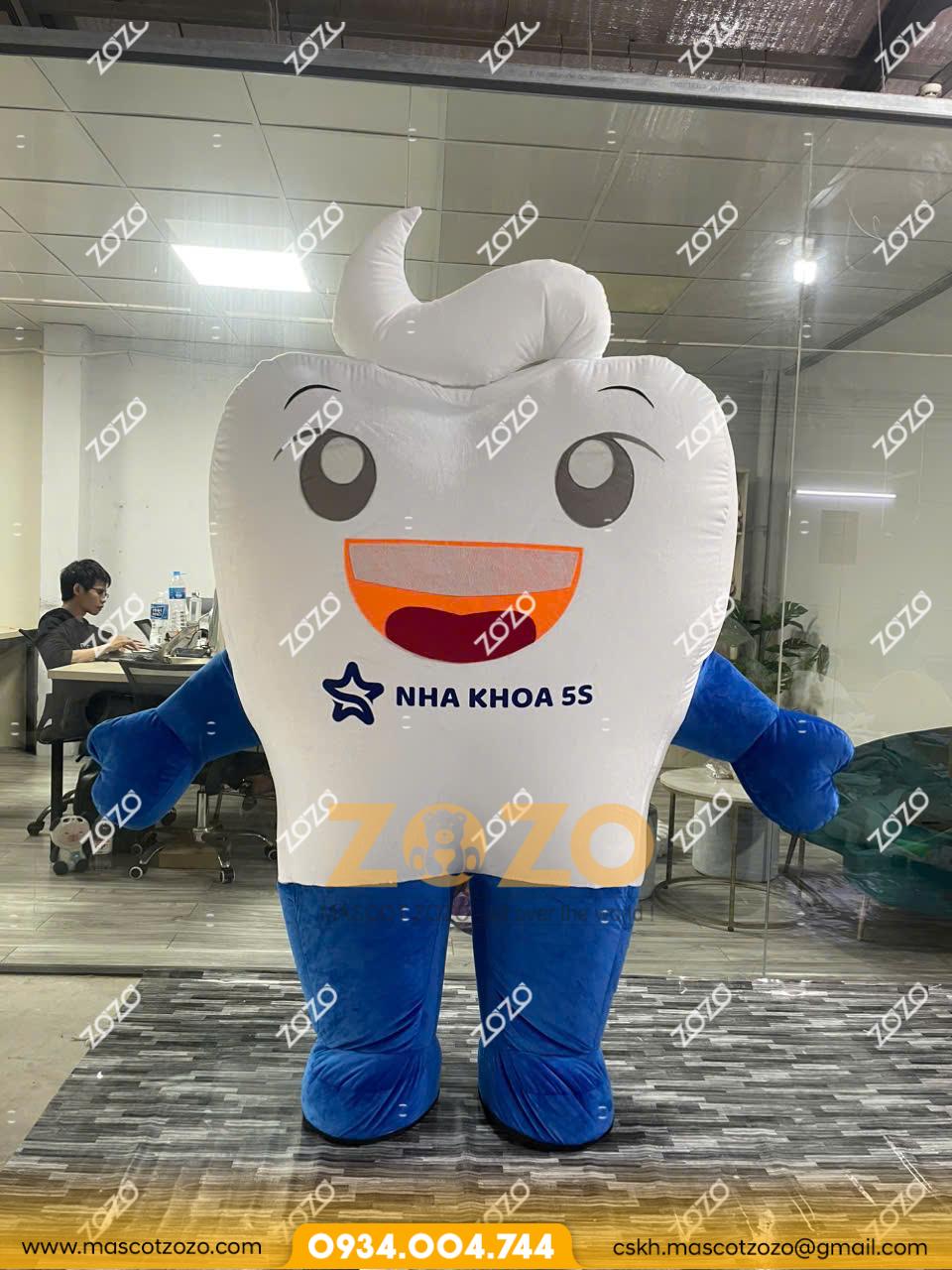 MASCOT HƠI CÁI RĂNG 5S