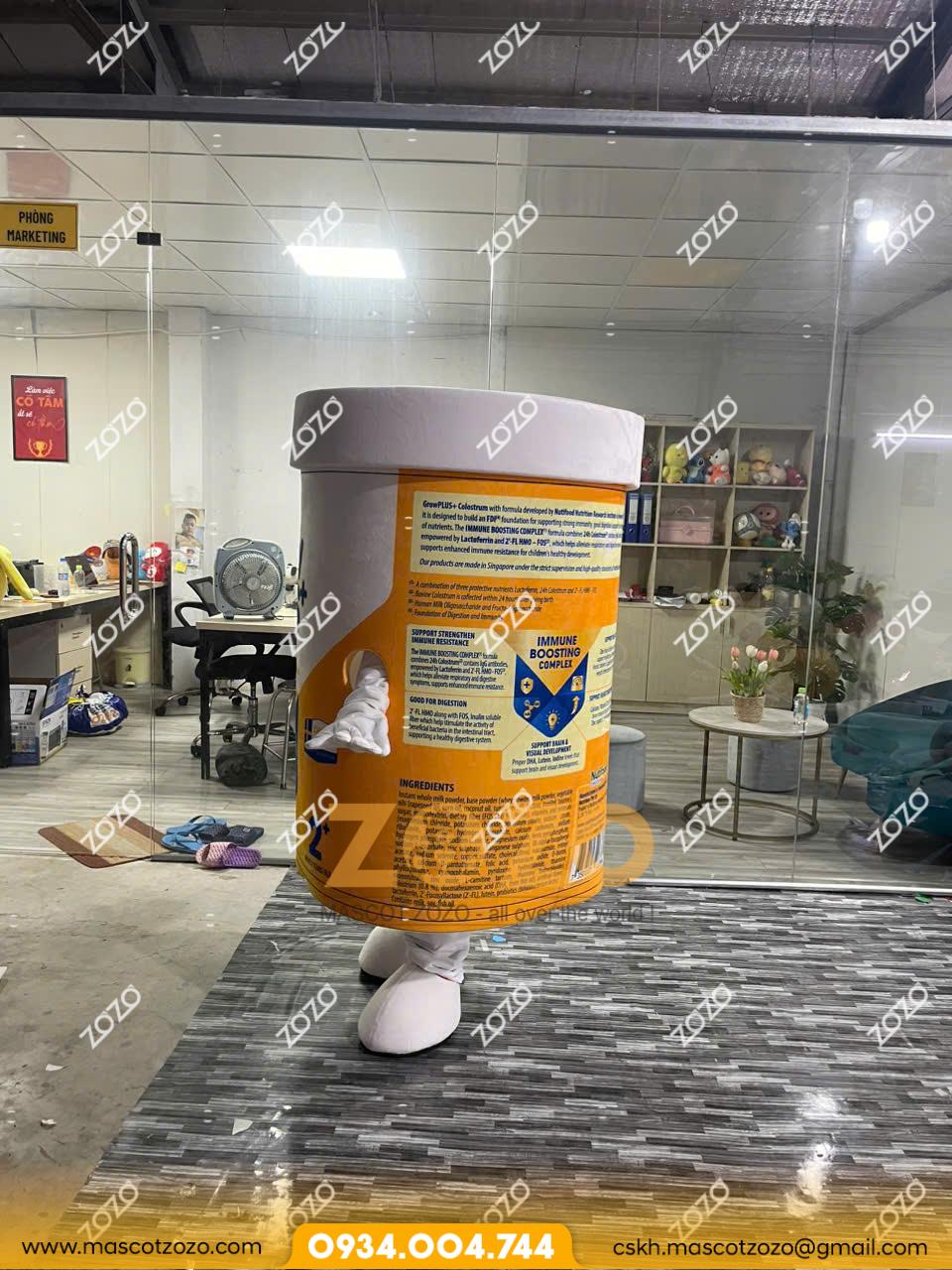 MASCOT LON SỮA GROW PLUS - Ảnh 3
