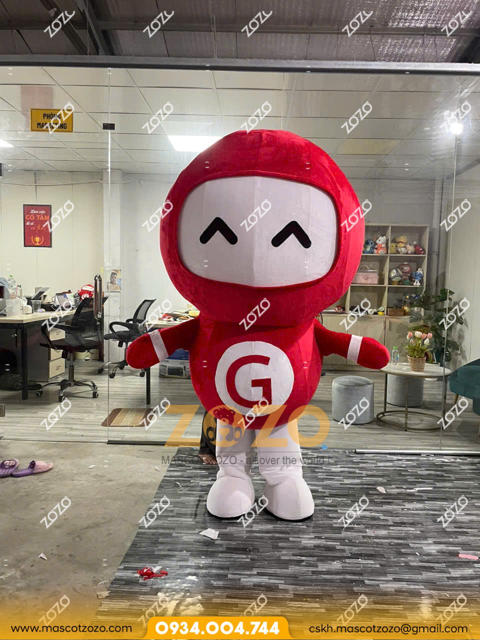 MASCOT ROBOT ĐỎ G
